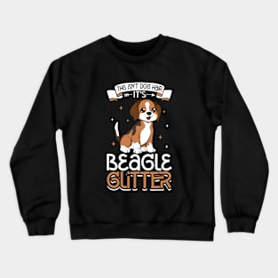 Beagle glitter Crewneck Sweatshirt